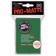 Ultra Pro Sleeves - 50 count - Standard Sized - Pro-Matte Green Thumb Nail