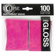 Ultra Pro Sleeves - Gloss Eclipse Standard - Hot Pink (100)  Thumb Nail