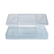 Zen Bins: Stackable Collectible Dice Game Storage - Lid/Base Pack (Clear) Thumb Nail