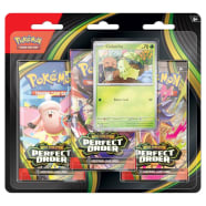 Pokemon - ME Perfect Order - 3 Booster Blister - Chikorita Thumb Nail