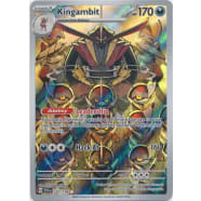  Pokemon - Kingambit 220/198 - Scarlet & Violet - Illustrator  Rare - Holo Full Art : Toys & Games