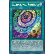 Exceptional Schedule (Secret Rare) Thumb Nail