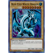 Blue-Eyes White Dragon (Red Sparks Background) Thumb Nail