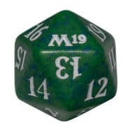 Core Set 2019 - D20 Spindown Life Counter - Green Thumb Nail