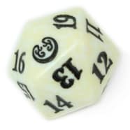 Kaladesh - D20 Spindown Life Counter - White Thumb Nail