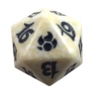 Morningtide - D20 Spindown Life Counter - White Thumb Nail