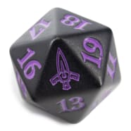 Murders at Karlov Manor - D20 Spindown Life Counter - Black Thumb Nail