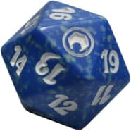 Scars of Mirrodin - D20 Spindown Life Counter - Blue Thumb Nail