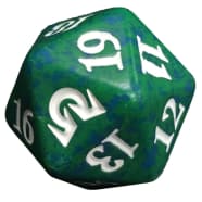 Shadows over Innistrad - D20 Spindown Life Counter - Green Thumb Nail