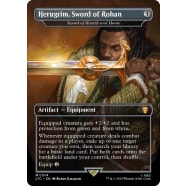 Sword of Hearth and Home (Herugrim, Sword of Rohan) (Borderless), The Lord  of the Rings Commander - Variants