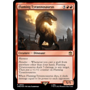 Flaming Tyrannosaurus (Surge Foil) Thumb Nail