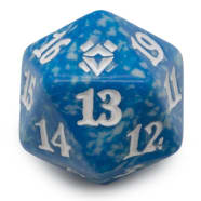 MTG - Zendikar Rising - D20 Spindown Life Counter - Blue Thumb Nail