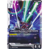 Justice Gundam (METEOR) (GD03-077) - GD03 - Steel Requiem Thumb Nail