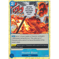 Hound Blaze (057) (Textured Foil) - OP05 - Awakening of the New Era Thumb Nail
