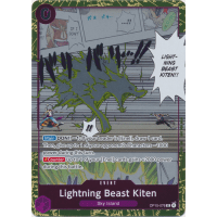 Lightning Beast Kiten (Dash Pack) (Full Art) - OP15 - Adventure On Kami's Island Thumb Nail