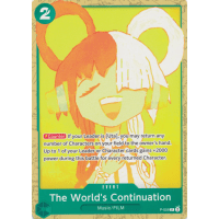 The World's Continuation (P-059) (Uta Deck Battle) (Yellow Background) - Promo Thumb Nail