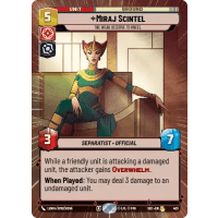 Miraj Scintel - The Weak Deserve to Kneel (Hyperspace) - Secrets of Power: Variants Thumb Nail