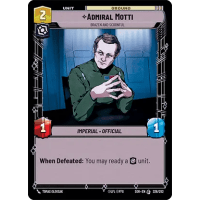 Admiral Motti - Brazen and Scornful - Spark of Rebellion Thumb Nail