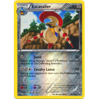 Escavalier - 74/108 (Reverse Foil) - BW Dark Explorers Thumb Nail