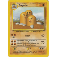 Dugtrio - 19/102 - Base Set Thumb Nail