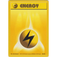 Lightning Energy - 100/102 - Base Set Thumb Nail