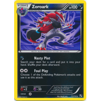 Zoroark - 71/114 (Reverse Foil) - Black and White Thumb Nail