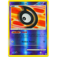 Unown D - 68/130 (Reverse Foil) - Diamond and Pearl Base Set Thumb Nail