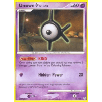 Unown K - 68/132 - Diamond and Pearl Secret Wonders Thumb Nail