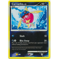 Carvanha - 81/132 (Reverse Foil) - Diamond and Pearl Secret Wonders Thumb Nail