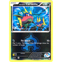 Team Aqua's Carvanha - 20/34 (Reverse Foil) - Double Crisis Thumb Nail