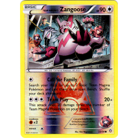 Team Magma's Zangoose - 22/34 (Reverse Foil) - Double Crisis Thumb Nail