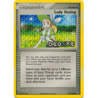 Lady Outing - 87/107 (Reverse Foil) - Ex Deoxys Thumb Nail