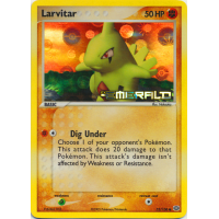 Larvitar - 52/106 (Reverse Foil) - Ex Emerald Thumb Nail