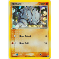 Rhyhorn - 62/106 (Reverse Foil) - Ex Emerald Thumb Nail