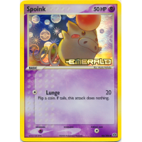 Spoink - 66/106 (Reverse Foil) - Ex Emerald Thumb Nail