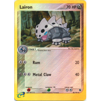 Lairon - 36/109 (Reverse Foil) - Ex Ruby and Sapphire Thumb Nail