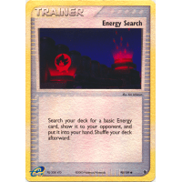 Energy Search - 90/109 (Reverse Foil) - Ex Ruby and Sapphire Thumb Nail