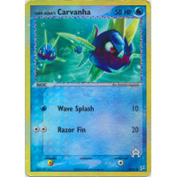 Team Aqua's Carvanha - 48/95 (Reverse Foil) - Ex Team Magma vs. Team Aqua Thumb Nail