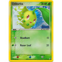 Chikorita - 51/115 (Reverse Foil) - Ex Unseen Forces Thumb Nail