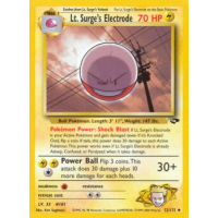 Lt. Surge's Electrode - 52/132 - Gym Challenge Thumb Nail