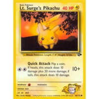 Lt. Surge's Pikachu - 84/132 - Gym Challenge Thumb Nail