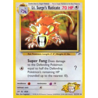 Lt. Surge's Raticate - 51/132 - Gym Heroes Thumb Nail