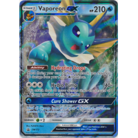 Vaporeon-GX - SM172 Jumbo Size - Pokemon Oversized Cards Thumb Nail
