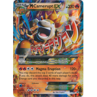 M Camerupt-EX - XY198 Jumbo Size - Pokemon Oversized Cards Thumb Nail