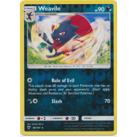 Weavile - 86/147 (Reverse Foil) - SM Burning Shadows Thumb Nail