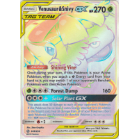 Venusaur & Snivy-GX (Rainbow Rare) - 249/236 - SM Cosmic Eclipse Thumb Nail