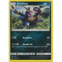 Zweilous - 61/111 (Reverse Foil) - SM Crimson Invasion Thumb Nail