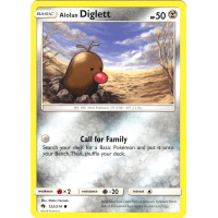 Alolan Diglett - 122/214 - SM Lost Thunder Thumb Nail