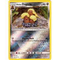 Alolan Dugtrio - 123/214 (Reverse Foil) - SM Lost Thunder Thumb Nail