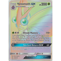 Venomoth-GX (Rainbow Rare) - 216/214 - SM Unbroken Bonds Thumb Nail